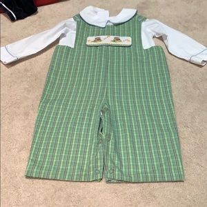 size 18 month long all with matching shirt